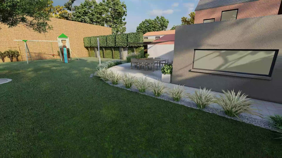 Seconde terrasse au fond du jardin